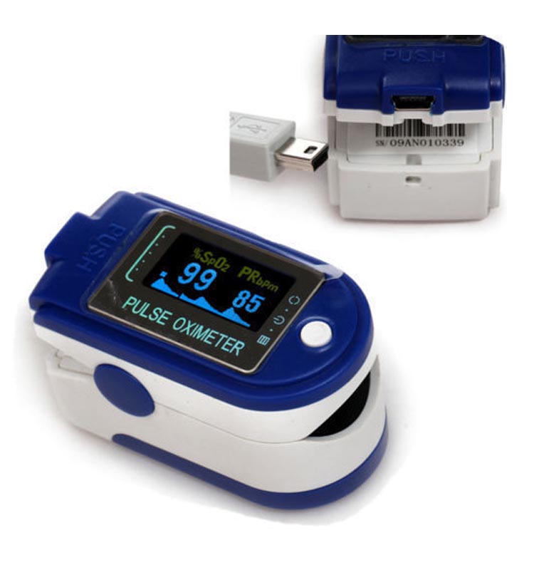 Pocket pulse oximeter monitor CMS50+