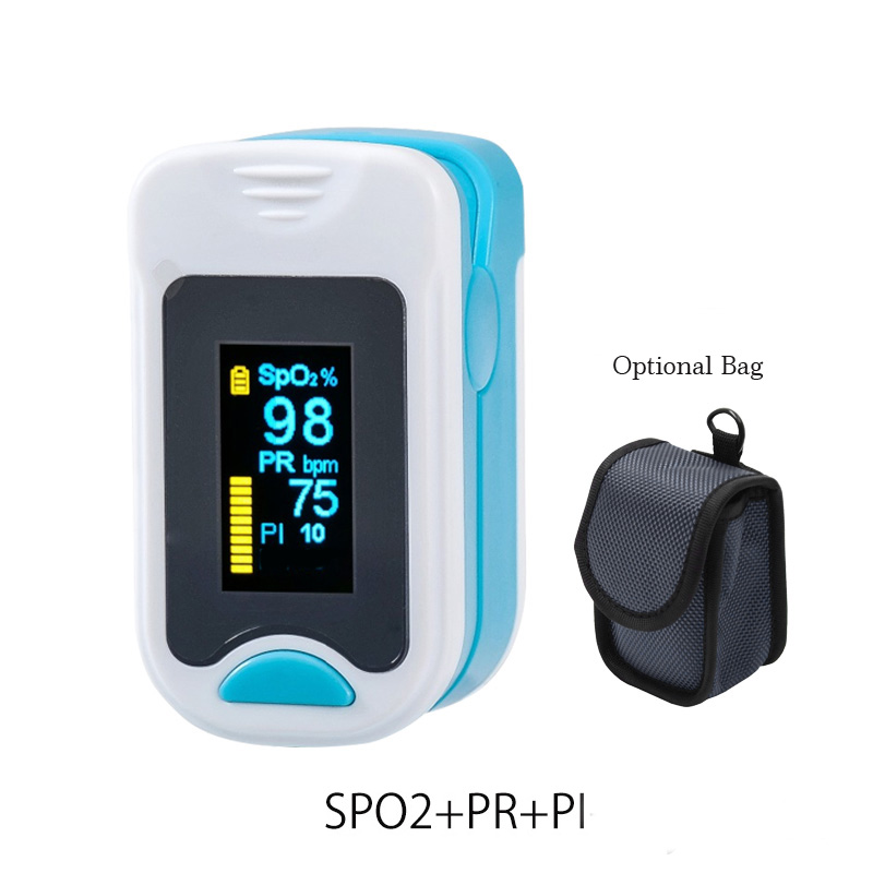 OLED Display Muti-function Pulse Oximeter Finger SPO2 PR PI Blood Oxygen Saturation Detection Device