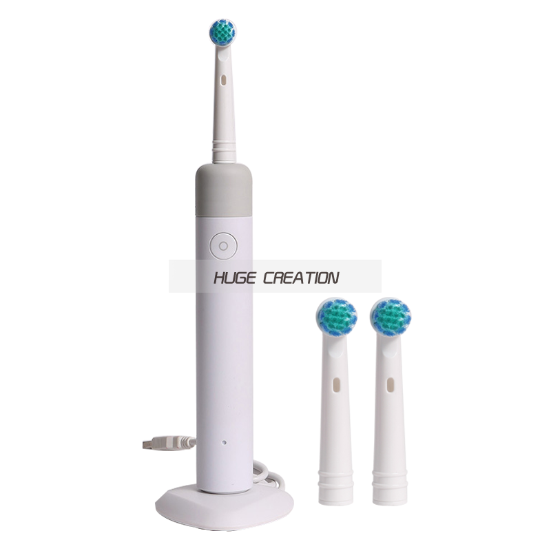 Rotation Electric Toothbrush for Adults With Blue Indicator Bristle