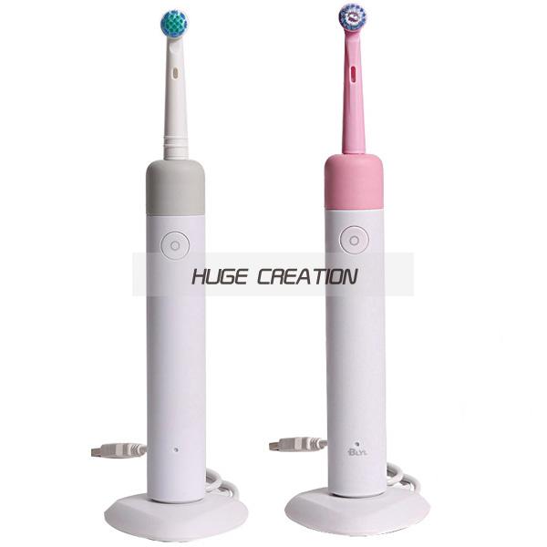 Rotation Electric Toothbrush for Adults With Blue Indicator Bristle