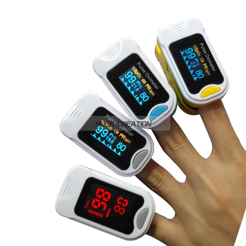 AH-50M Finger Pulse Oximeter Medical Equipment Blood Saturation Monitor LED Oximetro