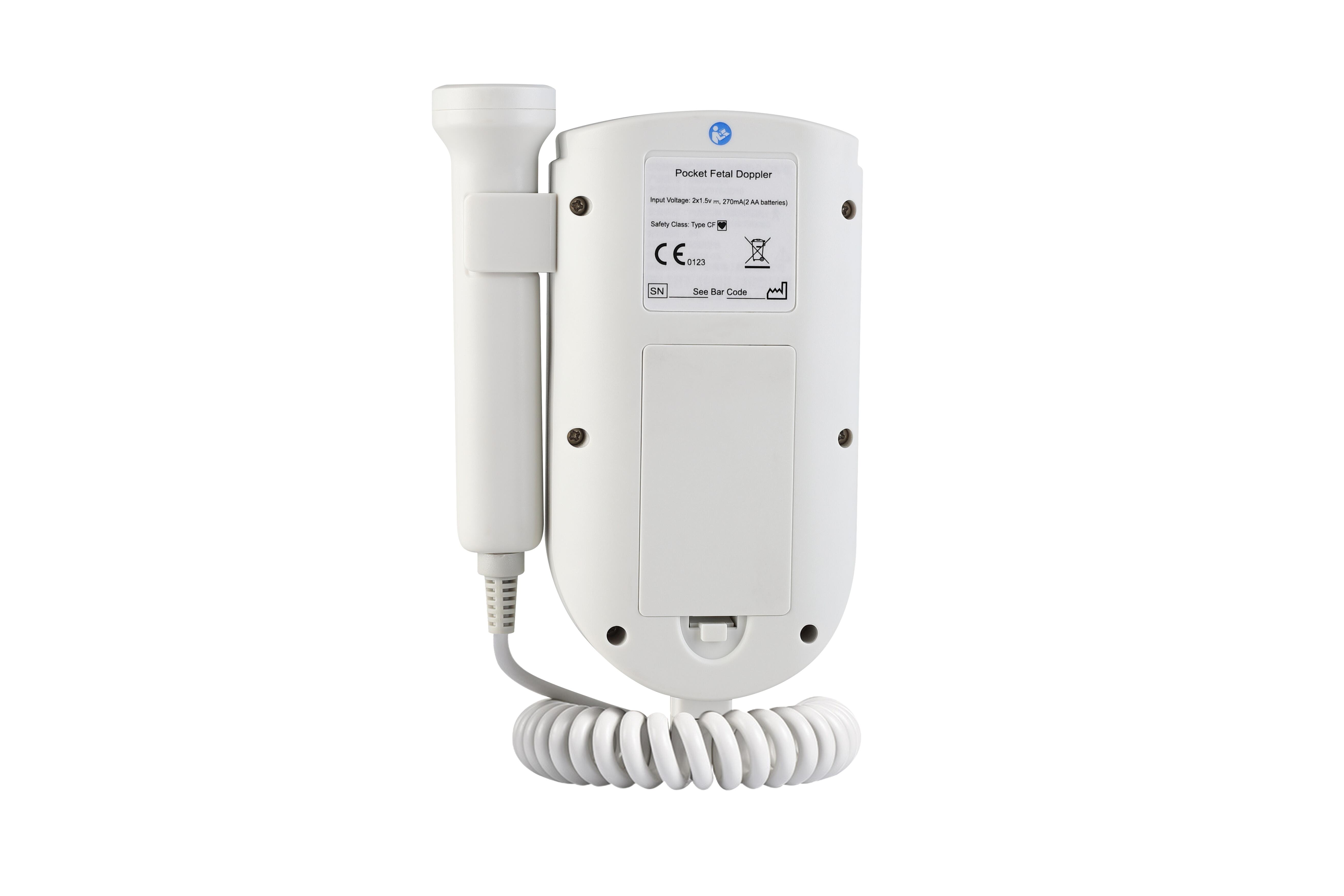 Built-in loudspeaker Fetal Doppler Baby Heartbeat Monitor with 2.0MHz Probe